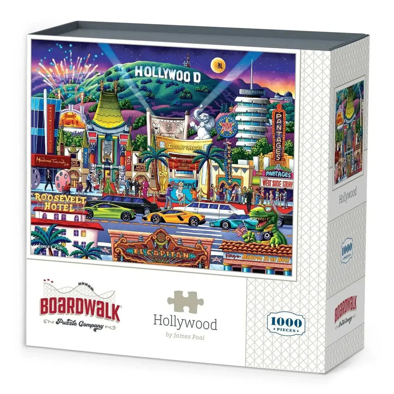 Hollywood Blvd 1000 Piece Jigsaw Puzzle Boardwalk - BIG FRENCHIES