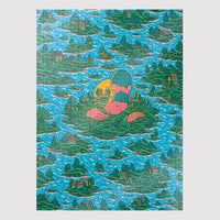 Home By Evan M. Cohen 2000 Piece LE Jigsaw Puzzle Sulo