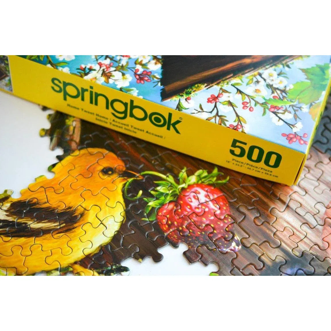 Home Tweet Home 500 Piece Jigsaw Puzzle Springbok - BIG FRENCHIES
