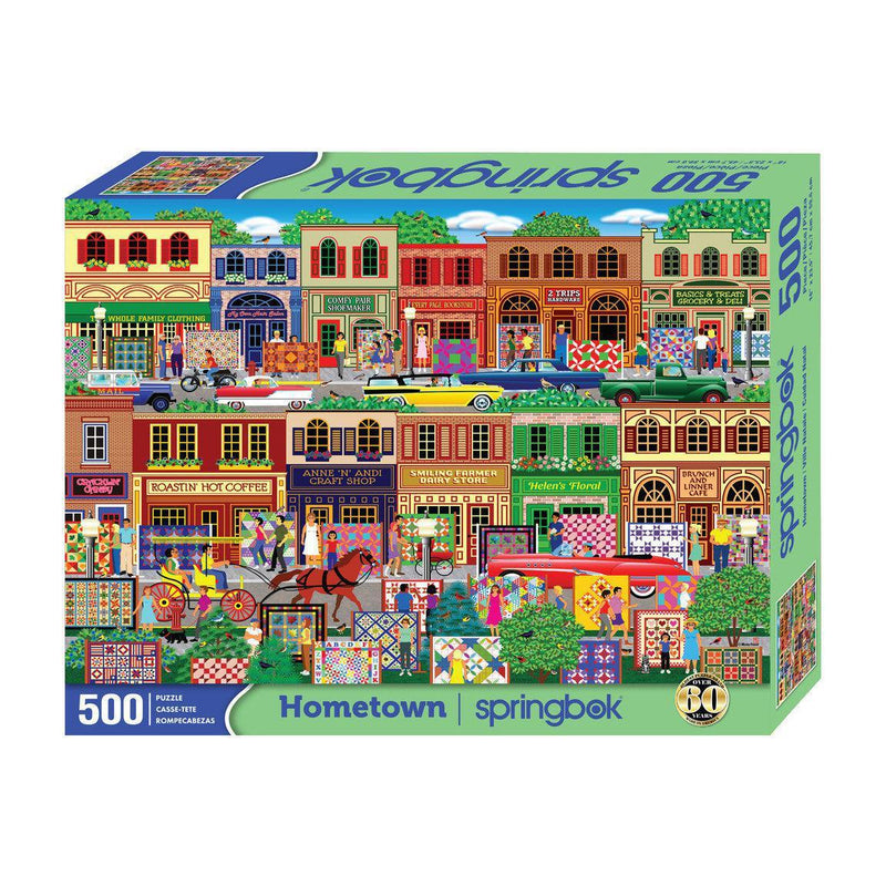 Hometown 500 Piece Jigsaw Puzzle Springbok - BIG FRENCHIES