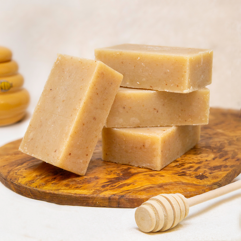Honey Exfoliating Soap Bar Organic - BIG FRENCHIES
