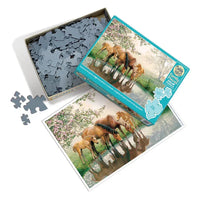 Horse Family 350 Piece Family Jigsaw Puzzle Cobble Hill - BIG FRENCHIES