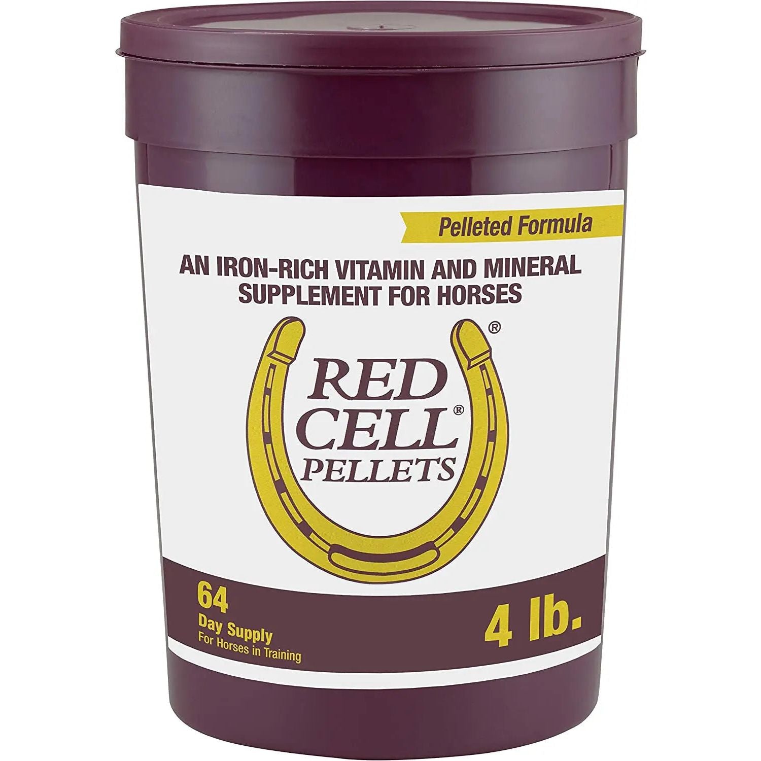 Red Cell Pellet Horse Supplement 4lbs Vitamin Iron Mineral Energy Recovery