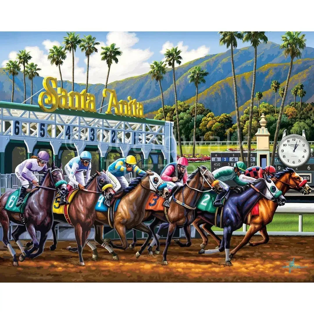 Horse Race 210 Piece Jigsaw Puzzle Boardwalk - BIG FRENCHIES