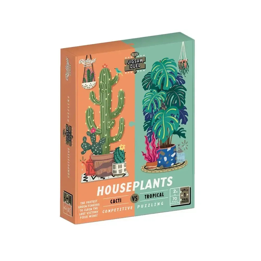 House Plants Set of 2 70 Piece Jigsaw Duel Puzzles Ridley - BIG FRENCHIES