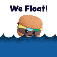Big Buns Foodies Hamburger Ruff-Tex® Latex Ball Dog Toy - BIG FRENCHIES