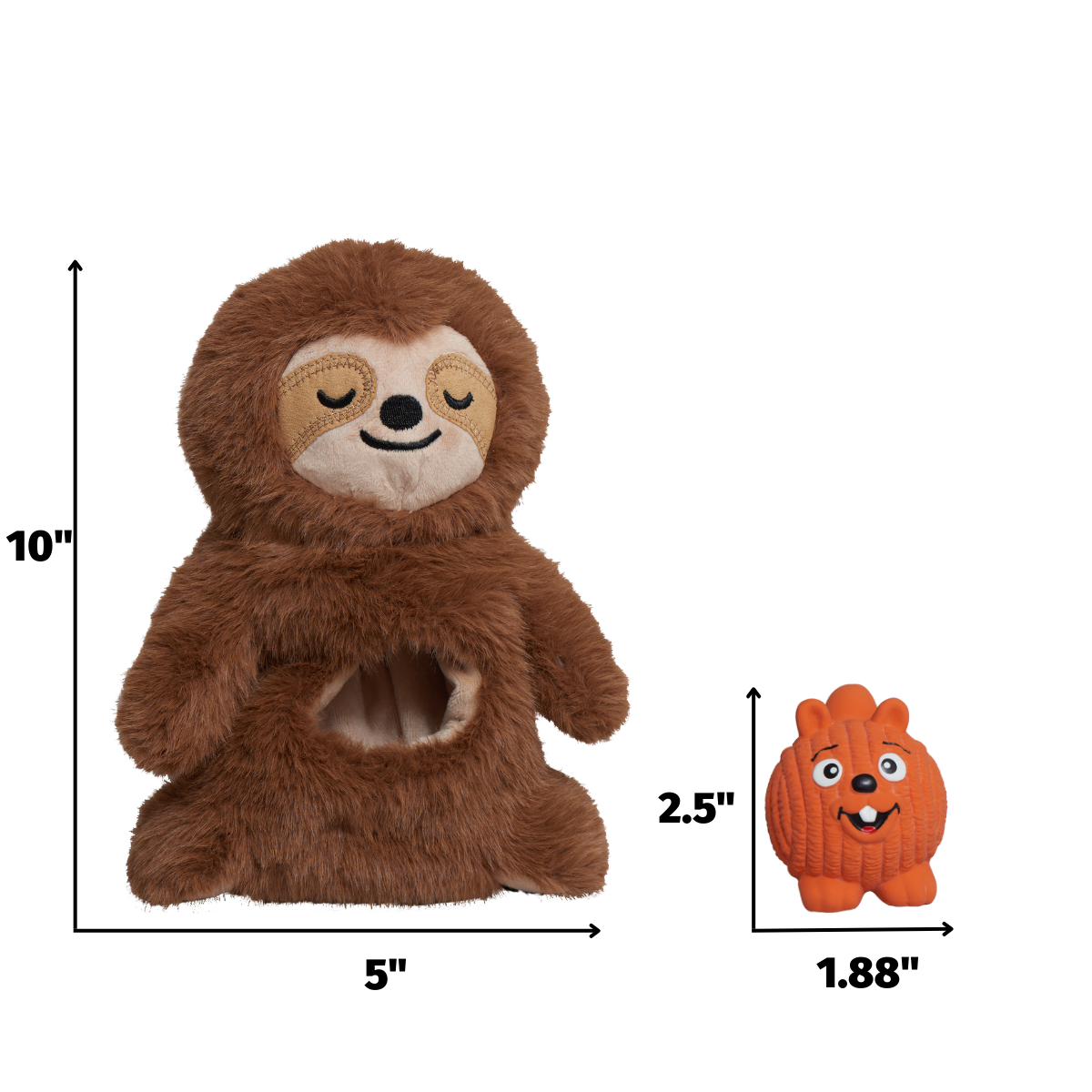 HuggleSnuffles™ Snuggle & Zoom™ Enrichment Toy - BIG FRENCHIES
