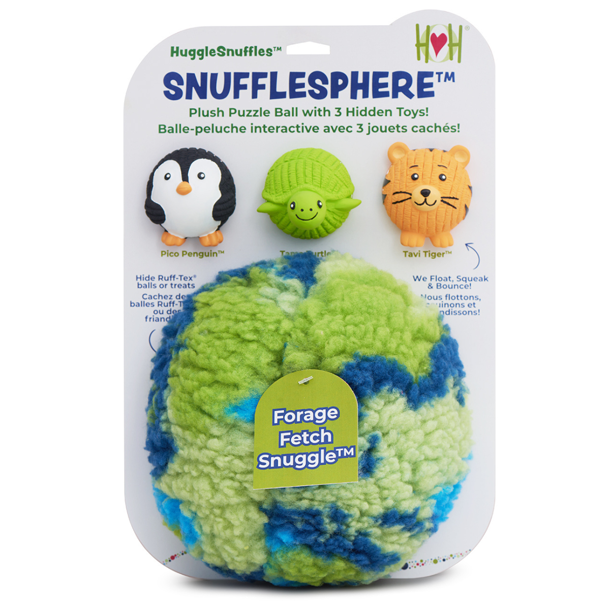 HuggleSnuffles™ SnuffleSphere™ Puzzle Ball - BIG FRENCHIES