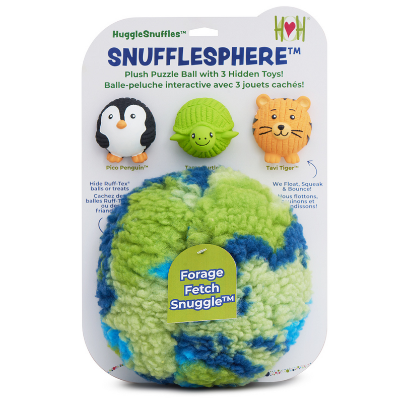 HuggleSnuffles™ SnuffleSphere™ Puzzle Ball - BIG FRENCHIES