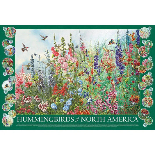 Hummingbirds of North America 2000 Piece Jigsaw Puzzle Cobble Hill