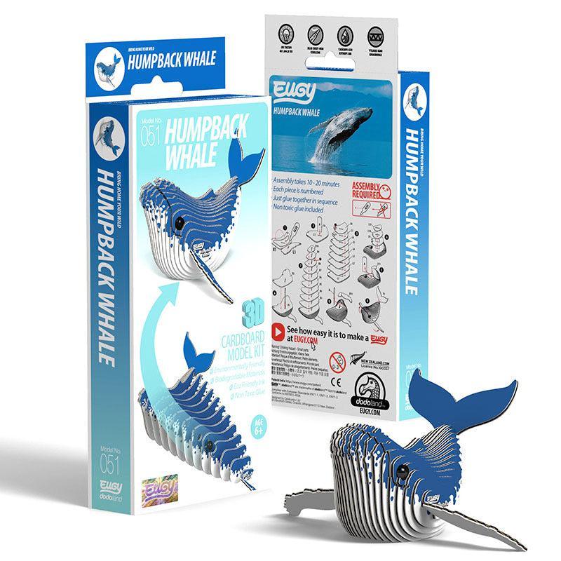 Humpback Whale 3D Cardboard Model Kit Eugy - BIG FRENCHIES