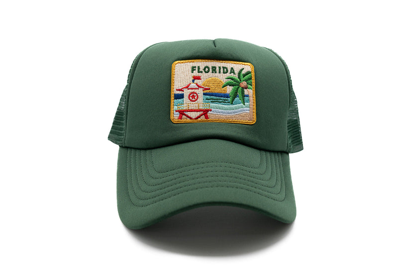 Florida Postcard Trucker Hat - BIG FRENCHIES