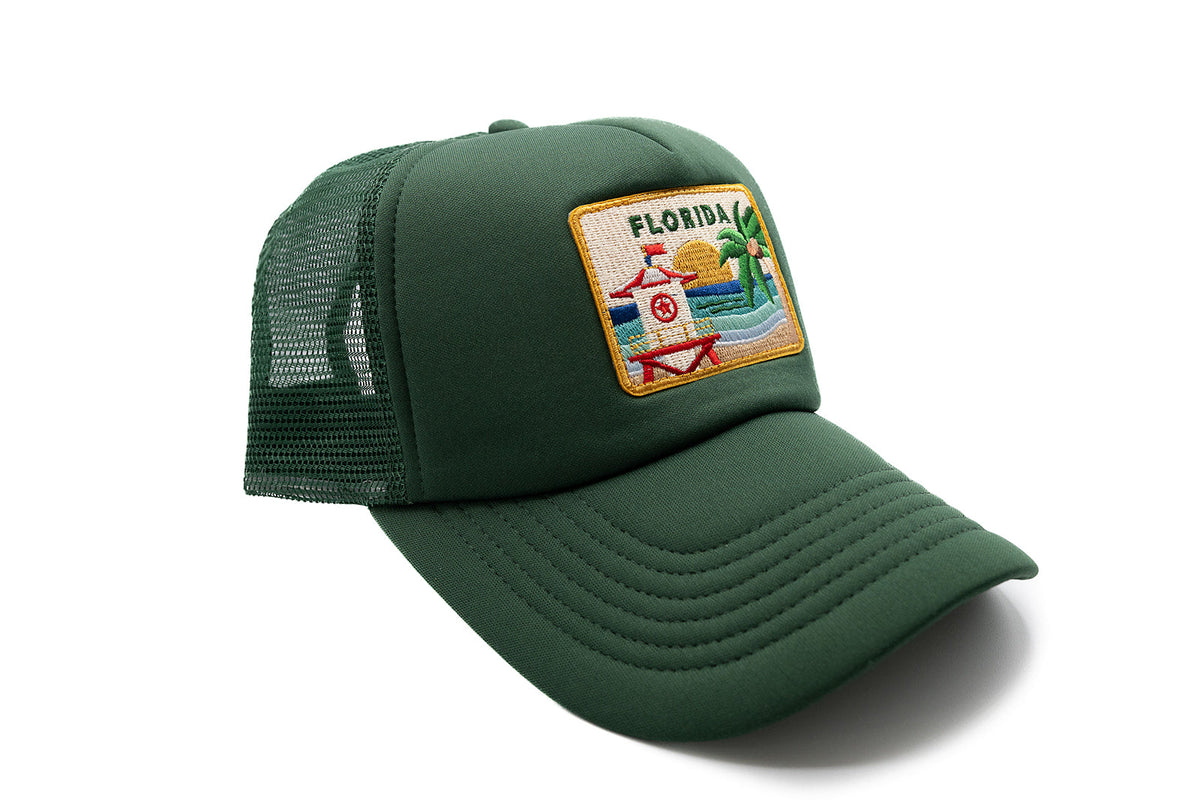 Florida Postcard Trucker Hat - BIG FRENCHIES