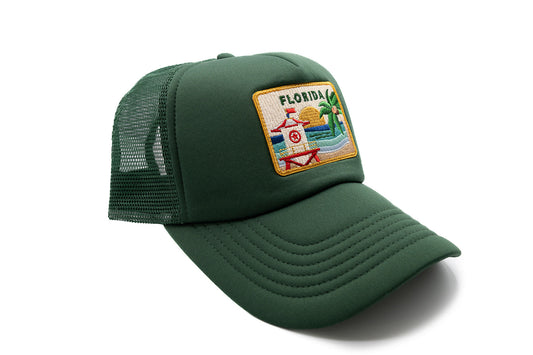 Florida Postcard Trucker Hat - BIG FRENCHIES
