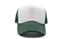 Dark Green & White Letter Trucker Hat - BIG FRENCHIES