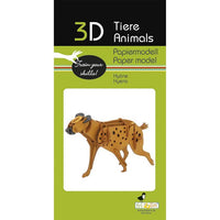 Hyena 3D Cardboard Model Kit Fridolin