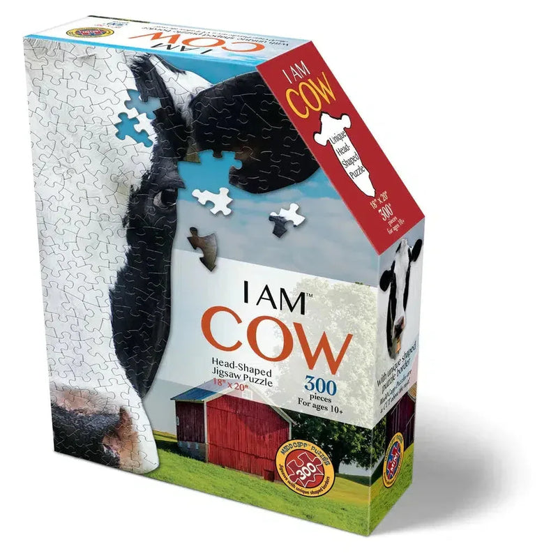 I Am Cow 300 Piece Head Shaped Jigsaw Puzzle Madd Capp - BIG FRENCHIES