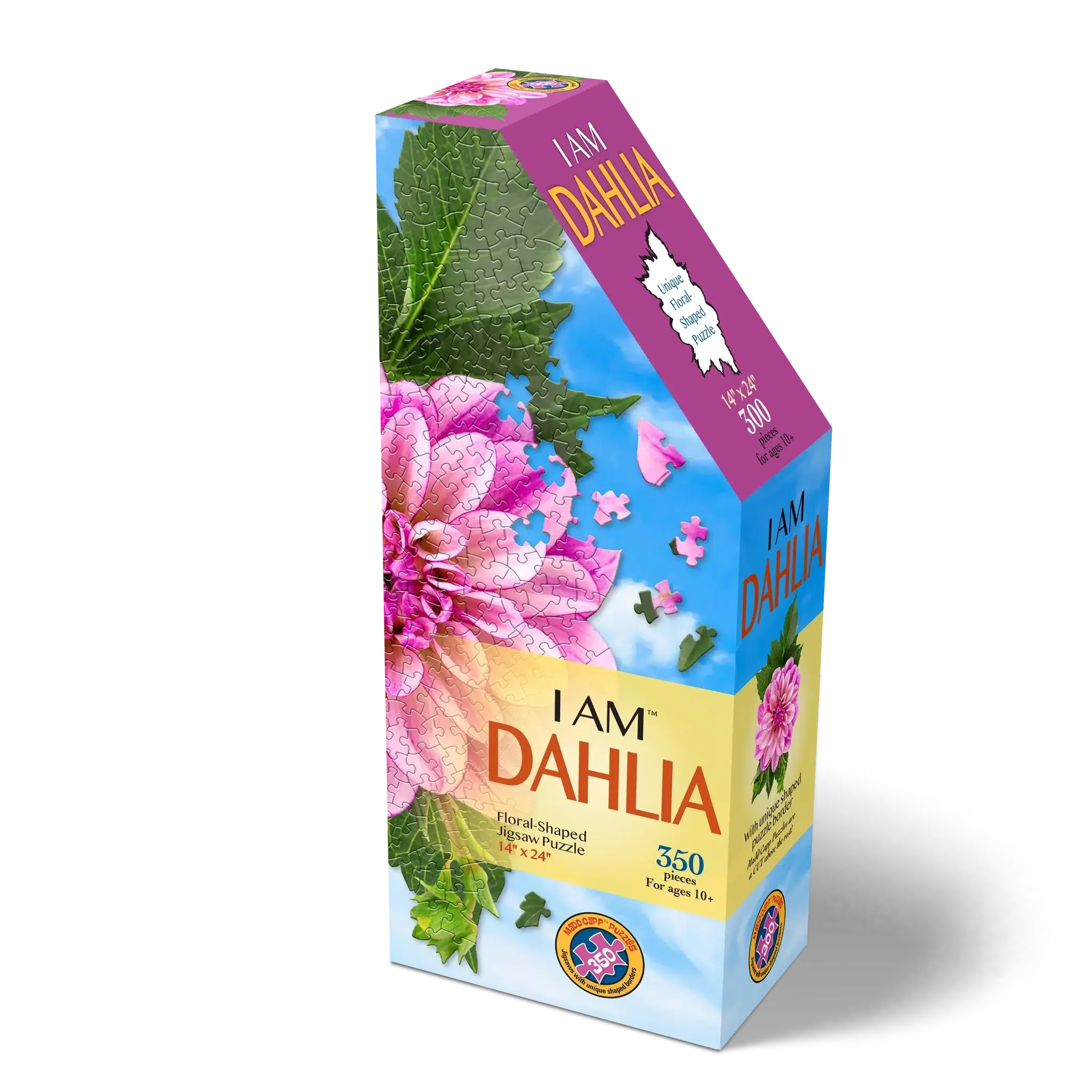 I Am Dahlia 350 Piece Floral Shaped Jigsaw Puzzle Madd Capp