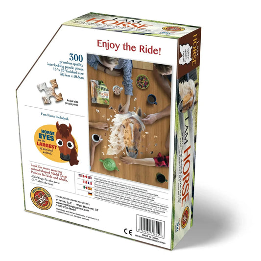 I Am Horse 300 Piece Head Shaped Jigsaw Puzzle Madd Capp