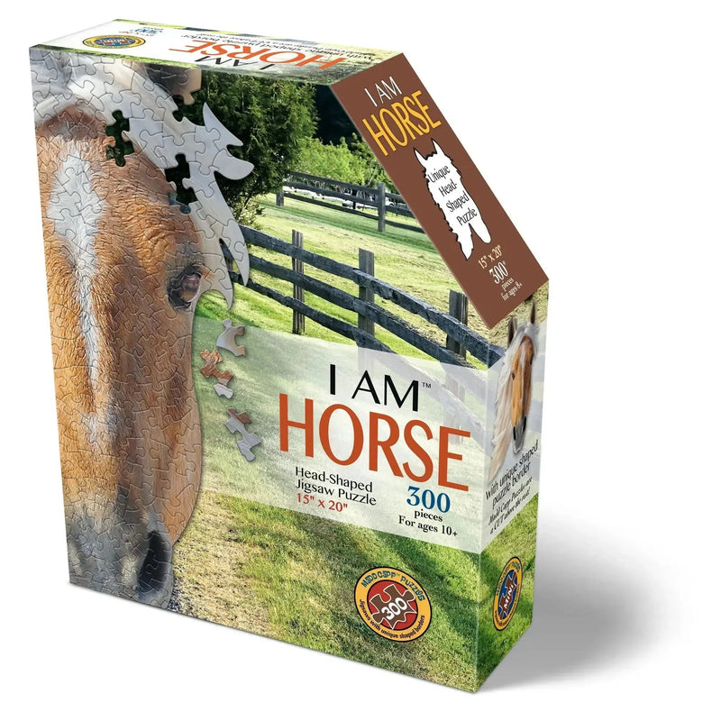 I Am Horse 300 Piece Head Shaped Jigsaw Puzzle Madd Capp - BIG FRENCHIES