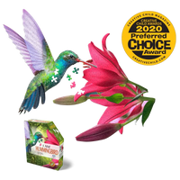 I Am Hummingbird 300 Piece Bird Shaped Jigsaw Puzzle Madd Capp