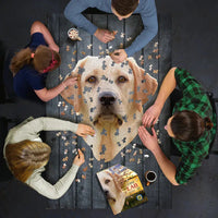 I Am Lab 550 Piece Head Shaped Jigsaw Puzzle Madd Capp