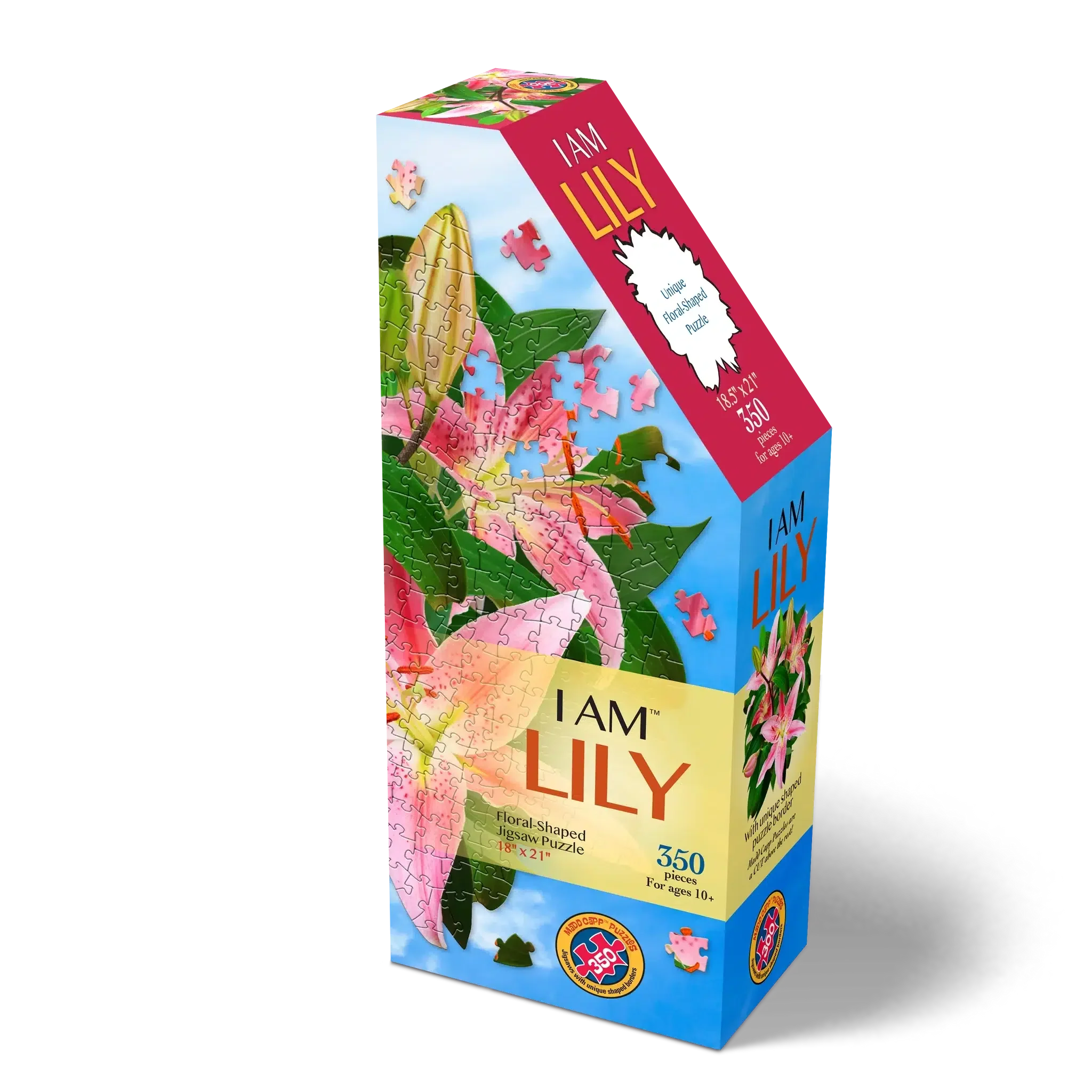 I Am Lily 350 Piece Floral Shaped Jigsaw Puzzle Madd Capp