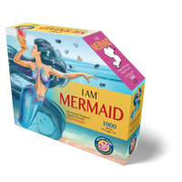 I Am Mermaid 1000 Piece Unique Shaped Jigsaw Puzzle Madd Capp - BIG FRENCHIES