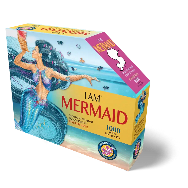 I Am Mermaid 1000 Piece Unique Shaped Jigsaw Puzzle Madd Capp - BIG FRENCHIES