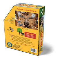 I Am Moose 700 Piece Head Shaped Jigsaw Puzzle Madd Capp