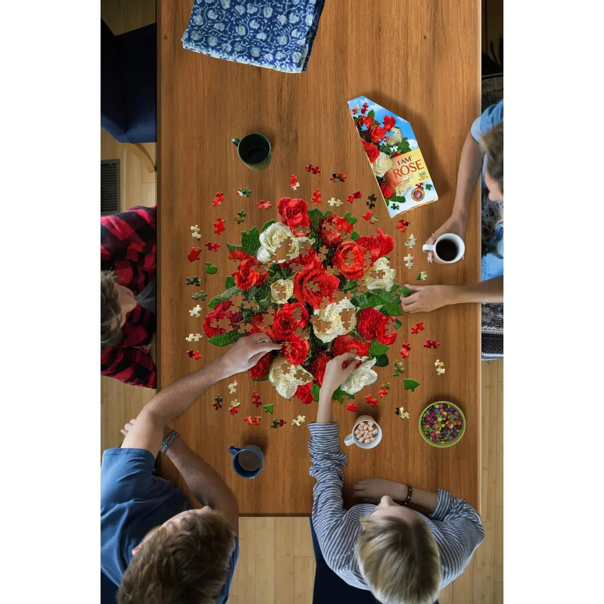 I Am Rose 350 Piece Floral Shaped Jigsaw Puzzle Madd Capp - BIG FRENCHIES