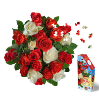 I Am Rose 350 Piece Floral Shaped Jigsaw Puzzle Madd Capp