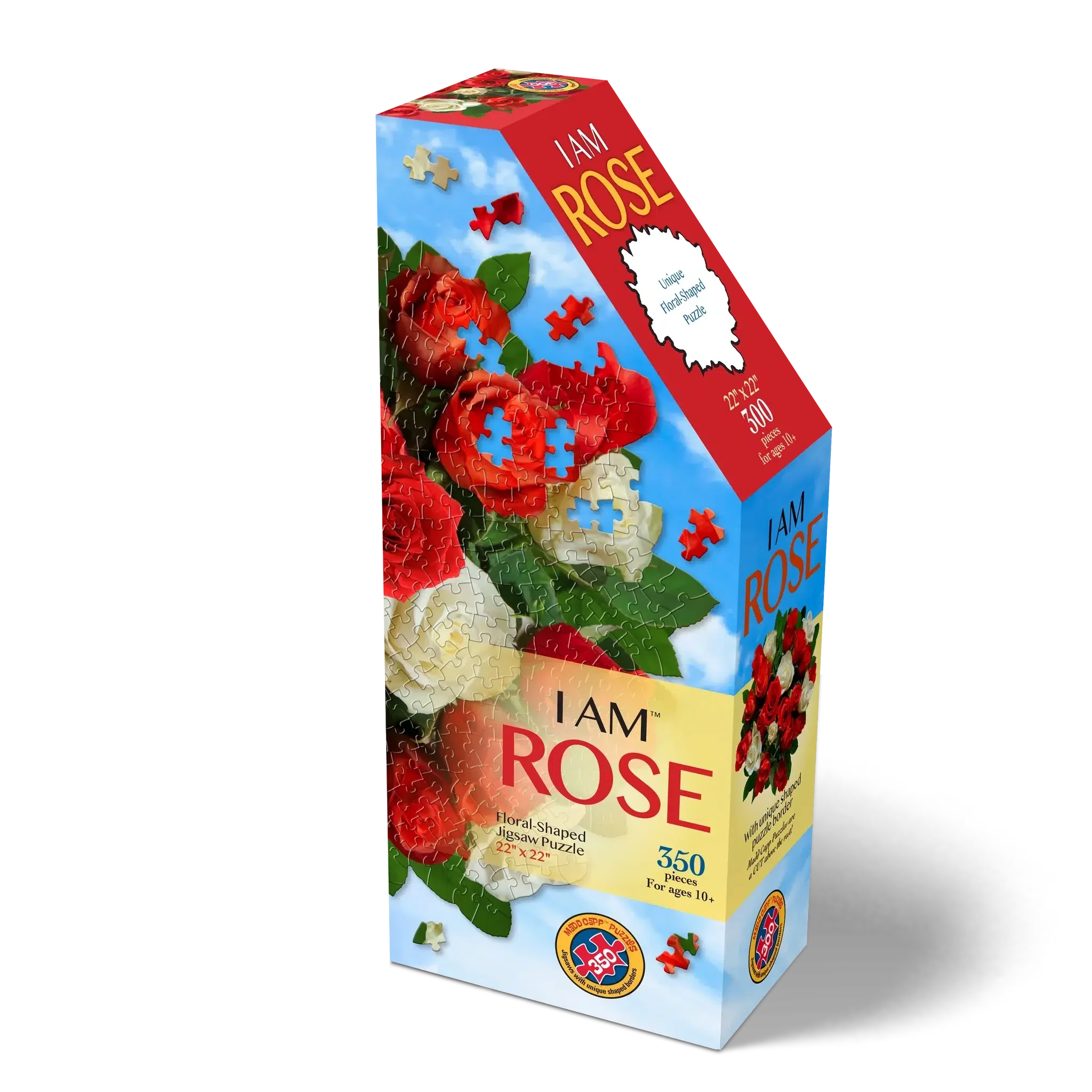 I Am Rose 350 Piece Floral Shaped Jigsaw Puzzle Madd Capp
