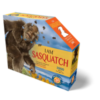 I Am Sasquatch 1000 Piece Creature Shaped Jigsaw Puzzle Madd Capp
