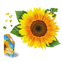 I Am Sunflower 350 Piece Floral Shaped Jigsaw Puzzle Madd Capp