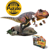 I Am T. Rex 100 Piece Dinosaur Shaped Jigsaw Puzzle Madd Capp