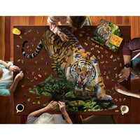 I Am Tiger 1000 Piece Animal Shaped Jigsaw Puzzle Madd Capp - BIG FRENCHIES