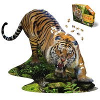 I Am Tiger 1000 Piece Animal Shaped Jigsaw Puzzle Madd Capp - BIG FRENCHIES
