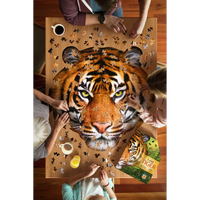 I Am Tiger 550 Piece Head Shaped Jigsaw Puzzle Madd Capp