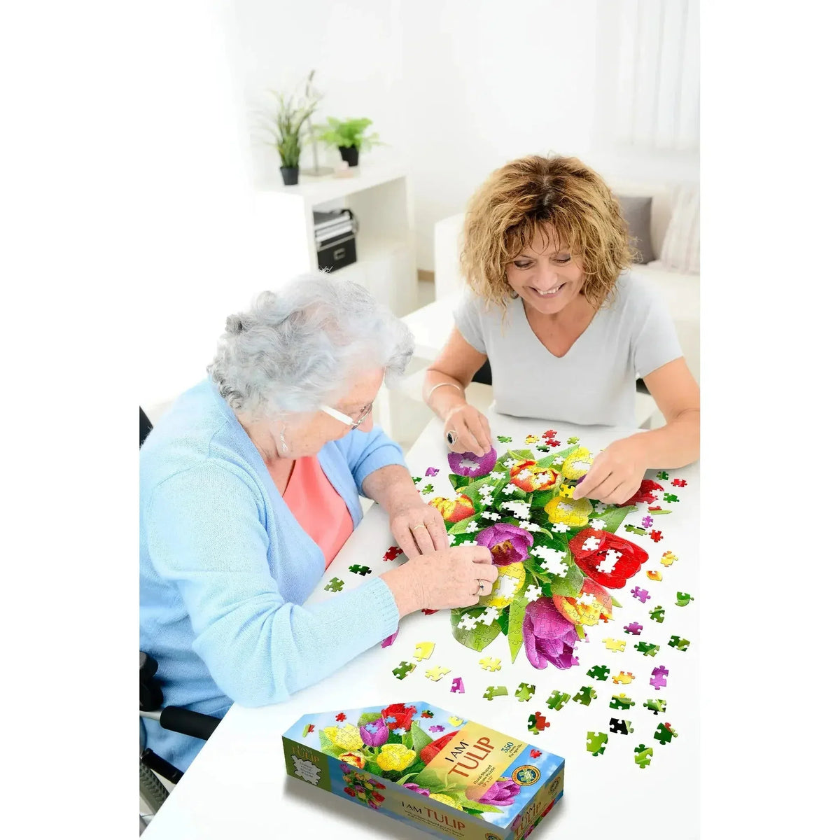 I Am Tulip 350 Piece Floral Shaped Jigsaw Puzzle Madd Capp - BIG FRENCHIES