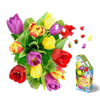 I Am Tulip 350 Piece Floral Shaped Jigsaw Puzzle Madd Capp