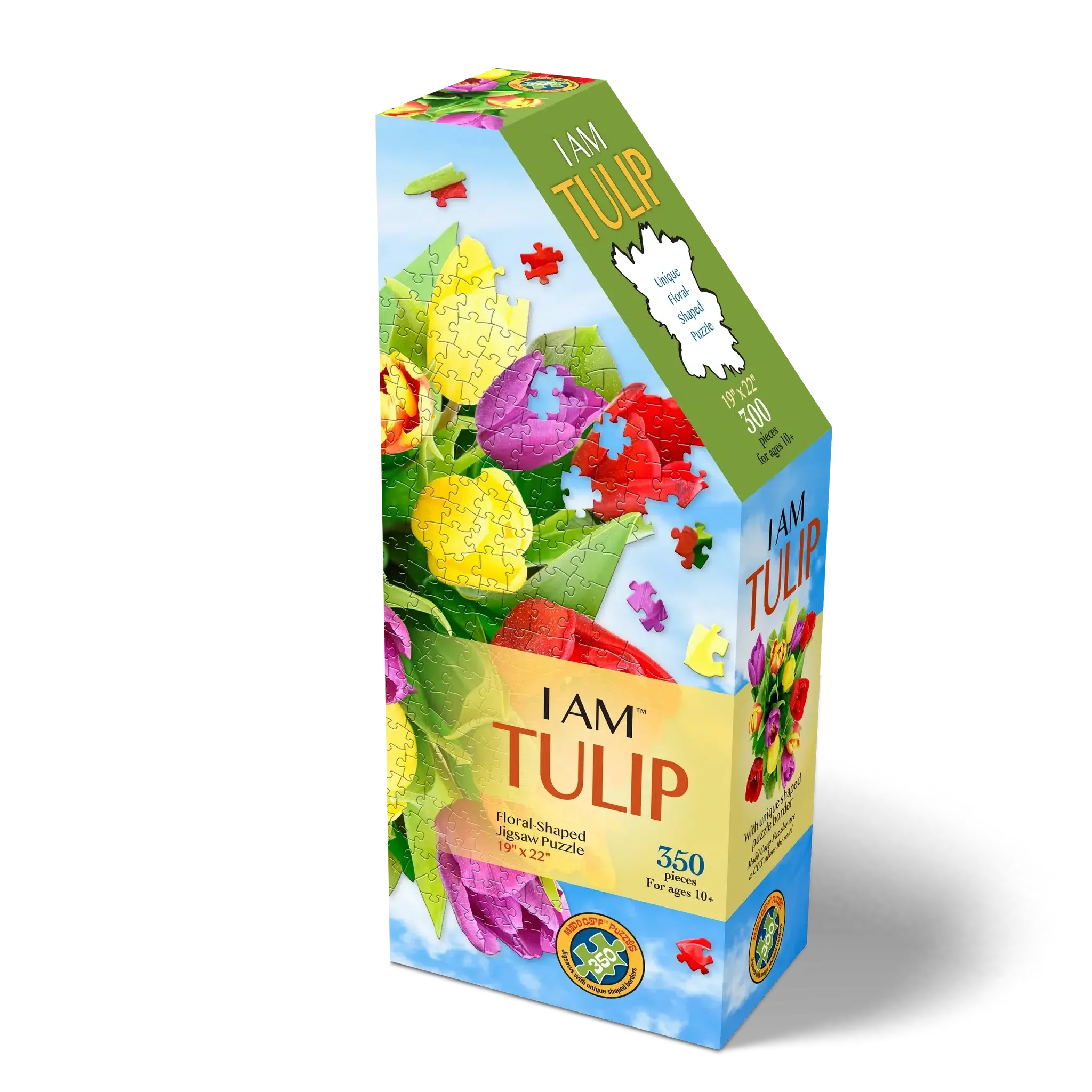 I Am Tulip 350 Piece Floral Shaped Jigsaw Puzzle Madd Capp