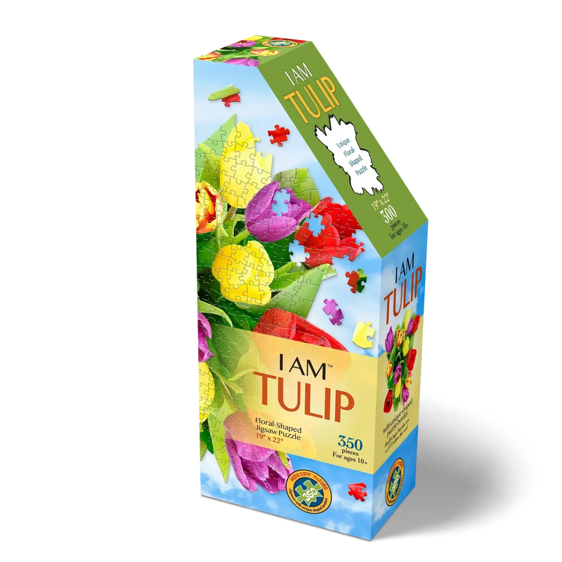 I Am Tulip 350 Piece Floral Shaped Jigsaw Puzzle Madd Capp - BIG FRENCHIES