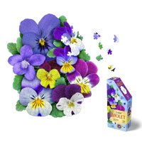 I Am Violet 350 Piece Floral Shaped Jigsaw Puzzle Madd Capp