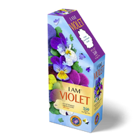 I Am Violet 350 Piece Floral Shaped Jigsaw Puzzle Madd Capp