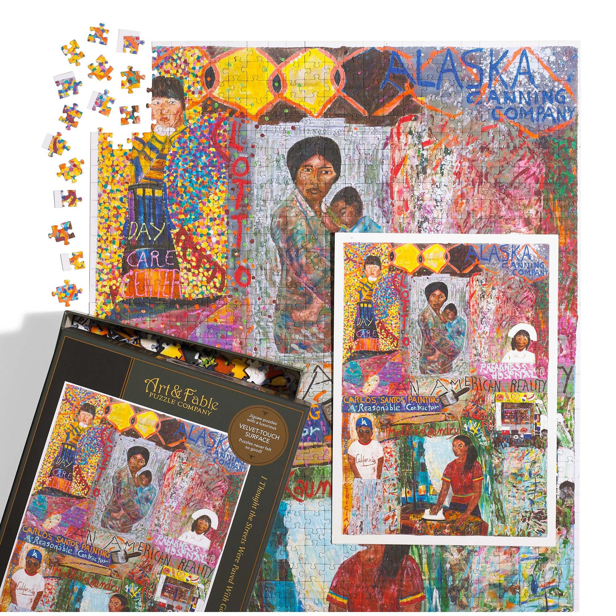 I thought the Streets Were Paved with Gold 1000 Piece Premium Jigsaw Puzzle Art & Fable