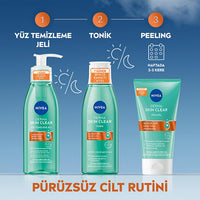 Nivea Derma Skin Clear Acne Fighting Face Peeling - Deep Cleansing, Exfoliant for Acne Prone Skin