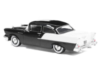 1957 Chevrolet One-Fifty Sedan Black and White 1/64 Diecast Model Car by IXO Models