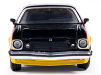 1976 Chevrolet Camaro Rally Sport Black and Yellow with Red Stripes 1/64 Diecast Model Car by IXO Models