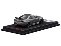 Nissan Skyline GT-R (BNR34) Nismo CRS RHD (Right Hand Drive) Gray Metallic 1/64 Diecast Model Car by Ignition Model